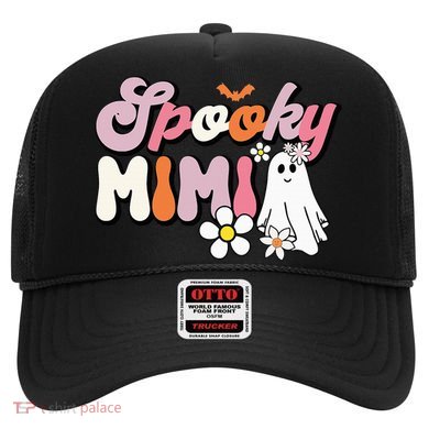 Groovy One Spooky Mimi Mama Grandma Witch Mom Halloween Hat