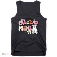 Groovy One Spooky Mimi Mama Grandma Witch Mom Halloween Tank Top thumb 0