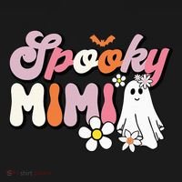 Groovy One Spooky Mimi Mama Grandma Witch Mom Halloween Visor thumb 3
