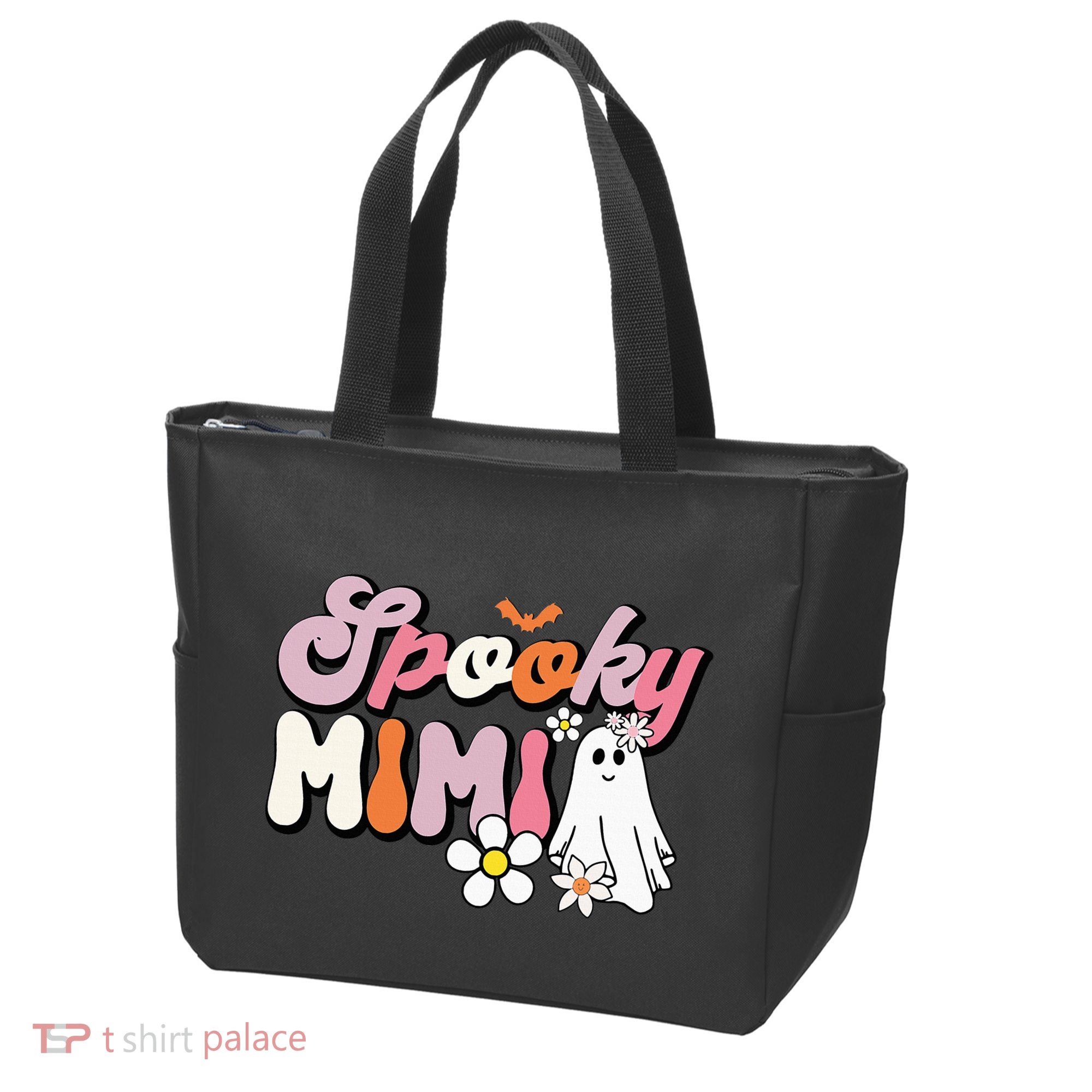Groovy One Spooky Mimi Mama Grandma Witch Mom Halloween Tote Bag