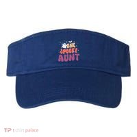 Groovy One Spooky Aunt Boo Ghost Halloween Pumpkin Gift Visor thumb 0