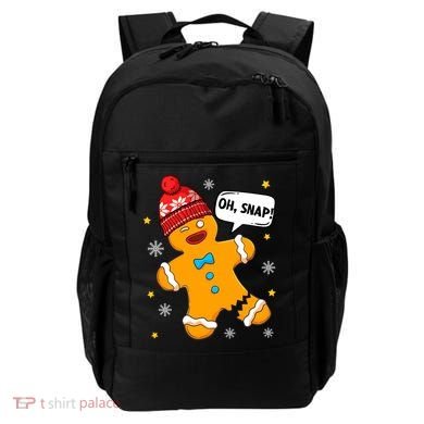 Gingerbread Oh Snap Christmas Funny Gift Backpack