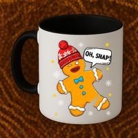 Gingerbread Oh Snap Christmas Funny Gift Coffee Mug thumb 2
