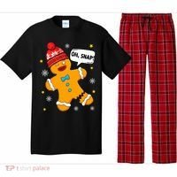 Gingerbread Oh Snap Christmas Funny Gift Pajama Set thumb 0