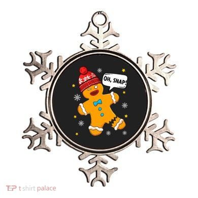 Gingerbread Oh Snap Christmas Funny Gift Ornament