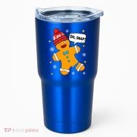 Gingerbread Oh Snap Christmas Funny Gift Tumbler thumb 0