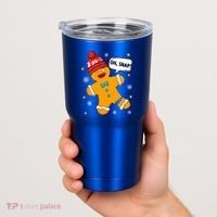 Gingerbread Oh Snap Christmas Funny Gift Tumbler thumb 2