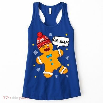 Gingerbread Oh Snap Christmas Funny Gift Women's Tank Top