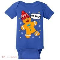 Gingerbread Oh Snap Christmas Funny Gift Baby Bodysuit thumb 0