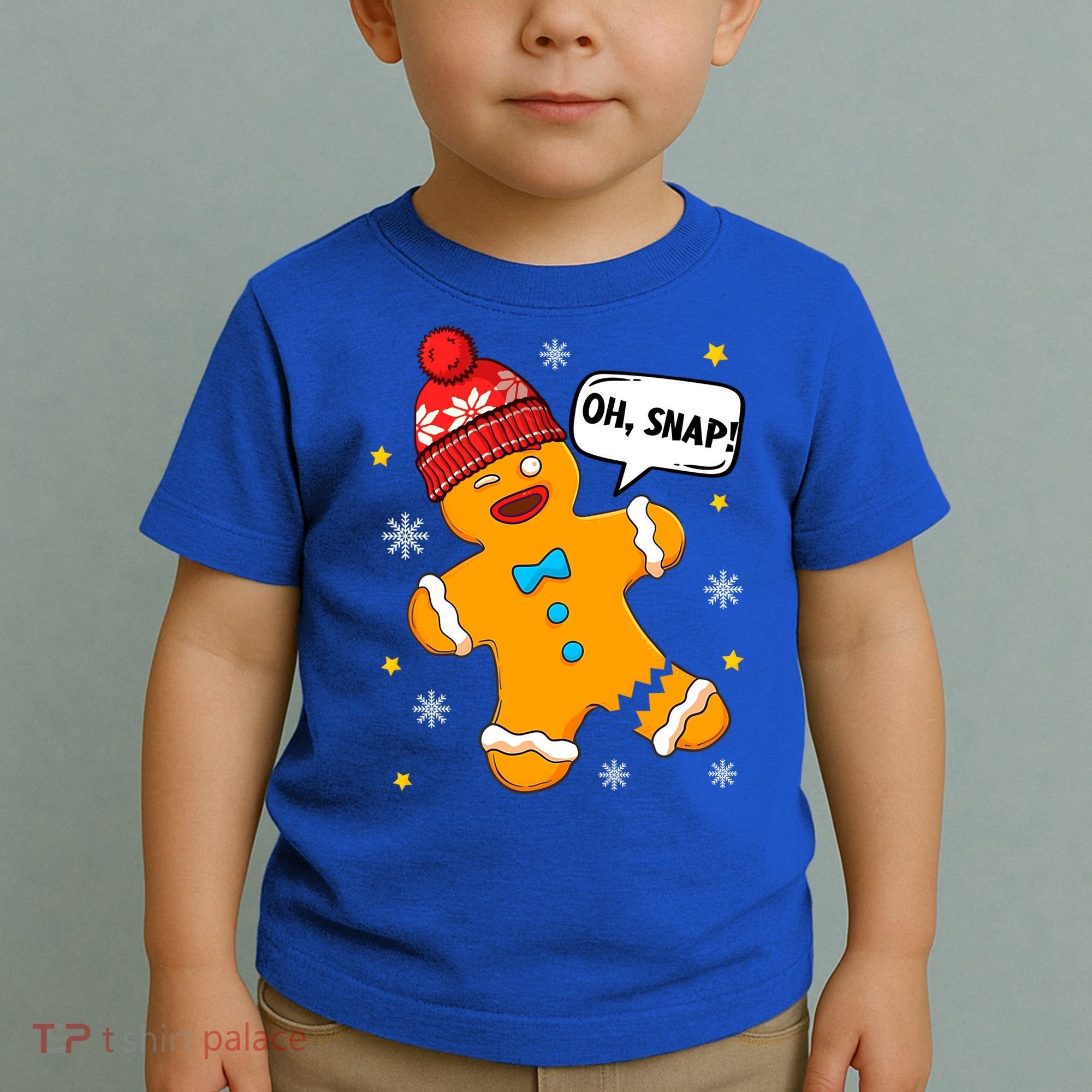Gingerbread Oh Snap Christmas Funny Gift Toddler T-Shirt