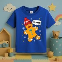Gingerbread Oh Snap Christmas Funny Gift Toddler T-Shirt thumb 3