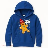 Gingerbread Oh Snap Christmas Funny Gift Kids Hoodie thumb 0