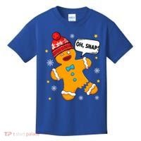 Gingerbread Oh Snap Christmas Funny Gift Kids T-Shirt thumb 0