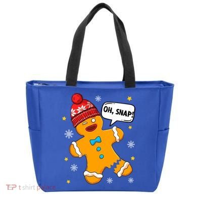 Gingerbread Oh Snap Christmas Funny Gift Tote Bag