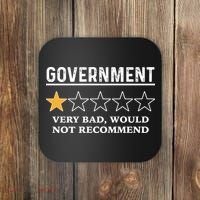 Government One Star Very Bad Would Not Recommend Shirt Funny Government One Star Coaster thumb 0