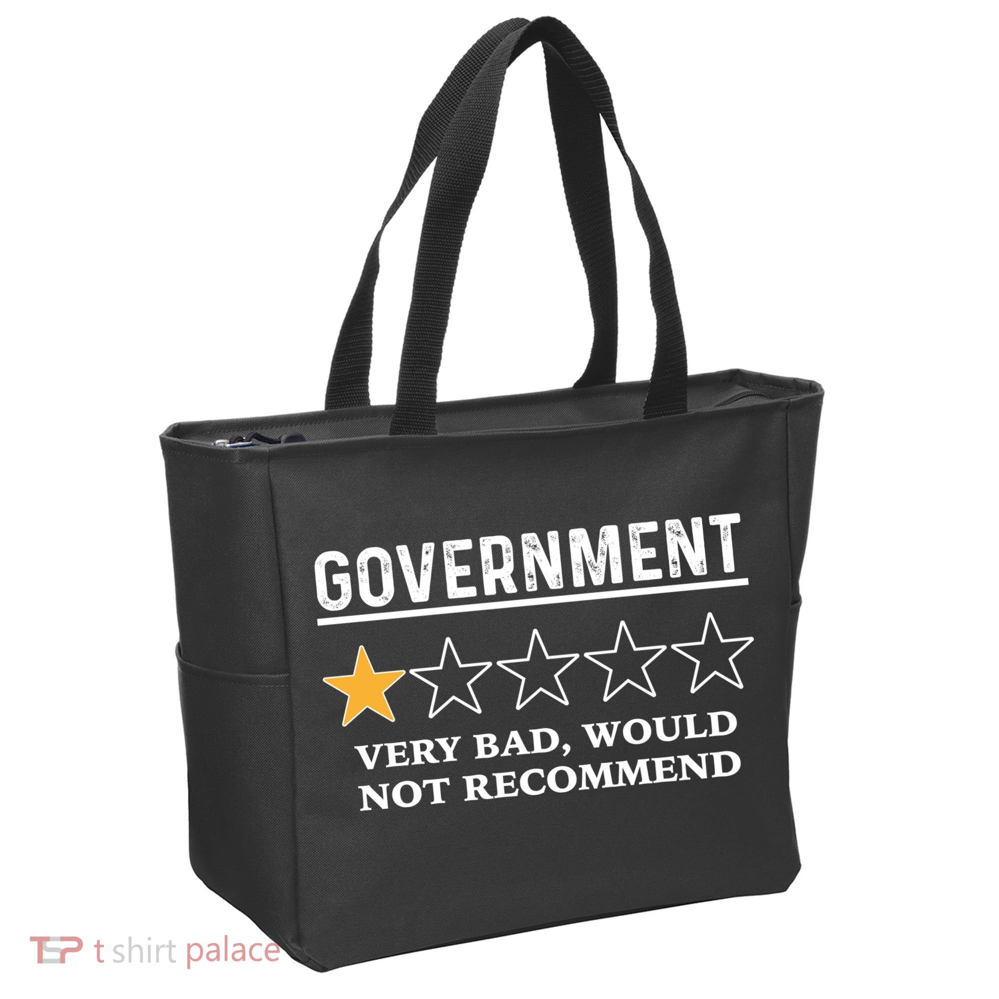 Government One Star Very Bad Would Not Recommend Shirt Funny Government One Star Tote Bag