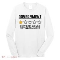 Government One Star Very Bad Would Not Recommend Shirt Funny Government One Star Long Sleeve Shirt thumb 0
