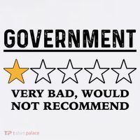 Government One Star Very Bad Would Not Recommend Shirt Funny Government One Star Apron thumb 3
