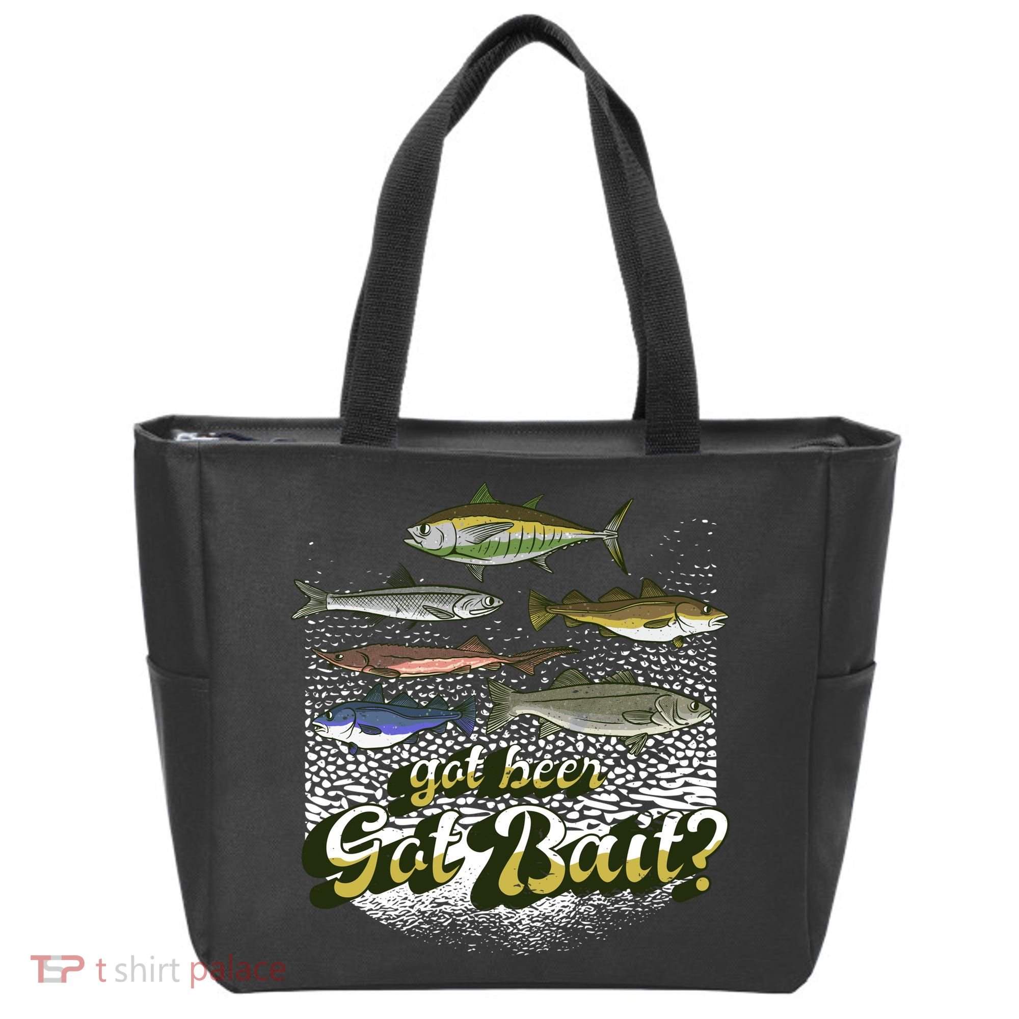 Got Beer Got Bait Fishing Tote Bag