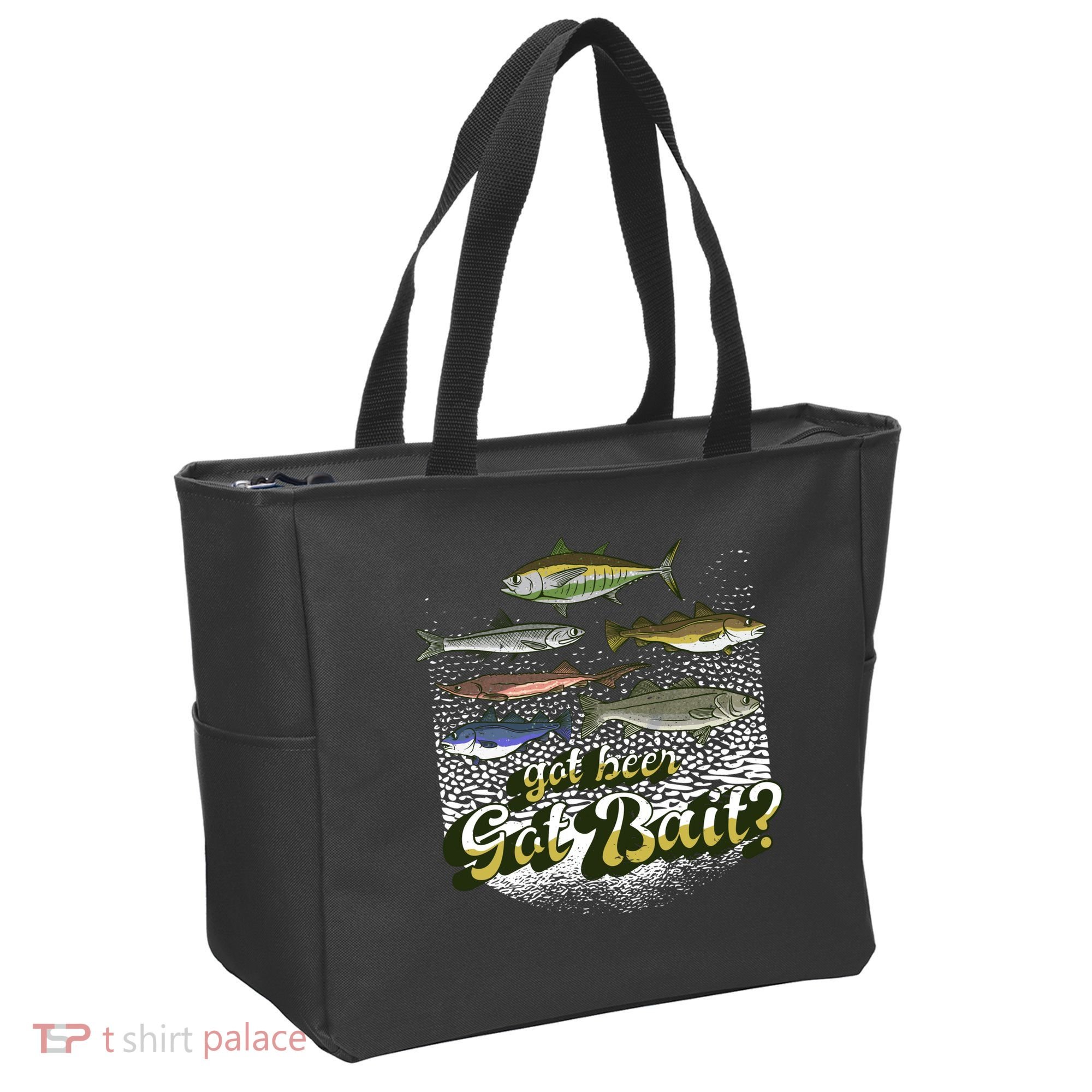 Got Beer Got Bait Fishing Tote Bag