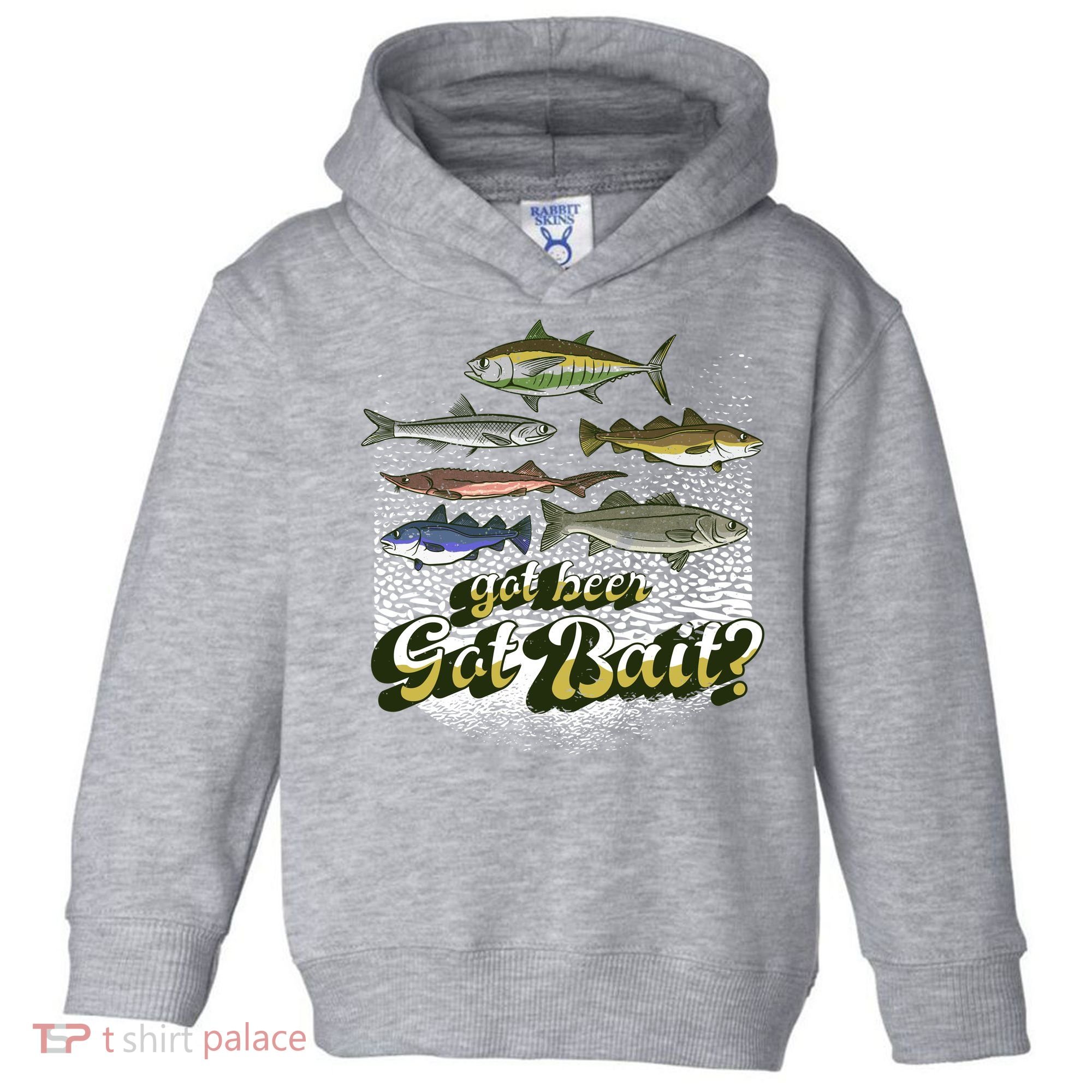 Got Beer Got Bait Fishing Toddler Hoodie
