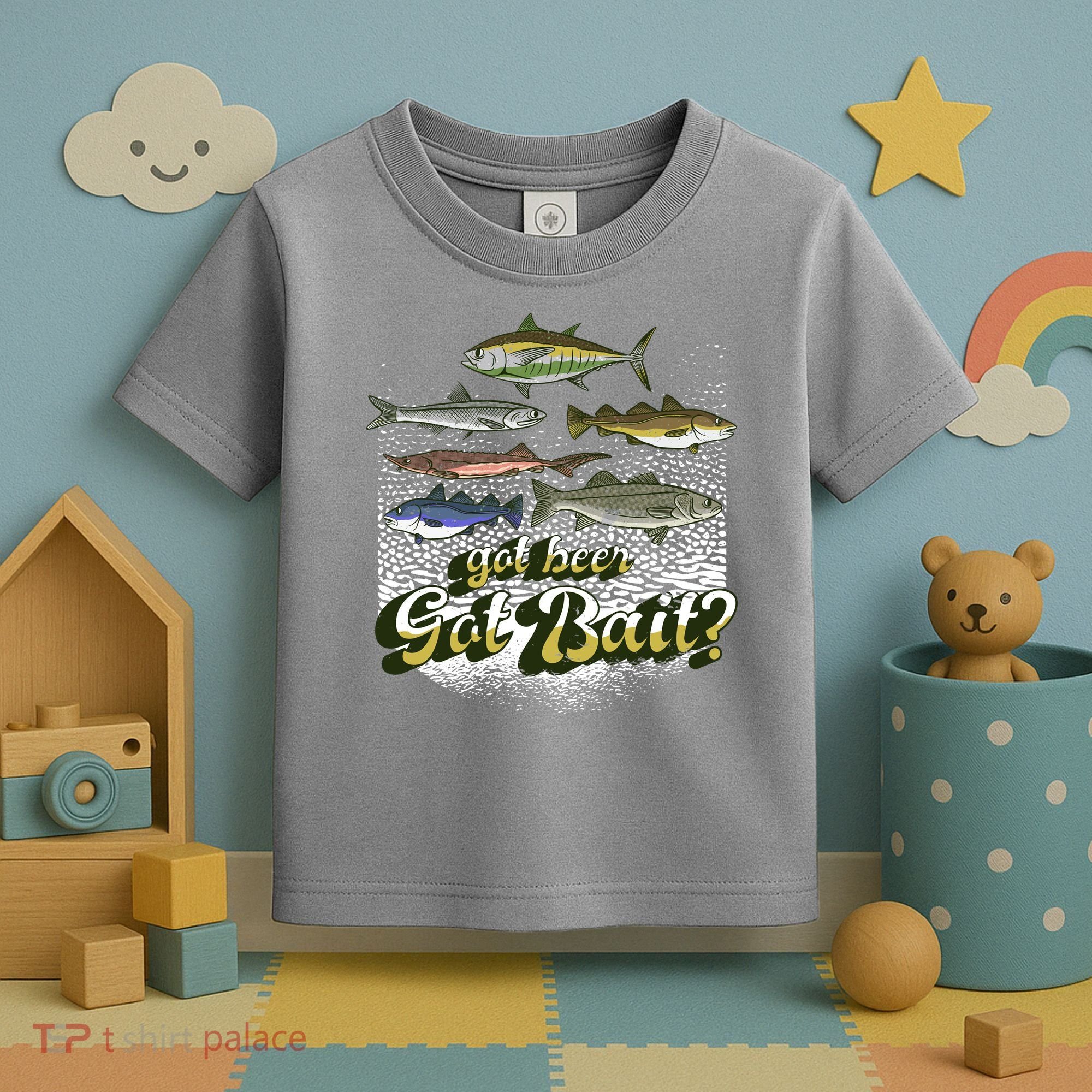 Got Beer Got Bait Fishing Toddler T-Shirt