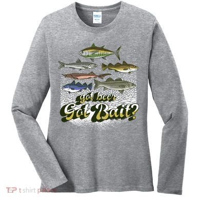 Got Beer Got Bait Fishing Women's Long Sleeve Shirt