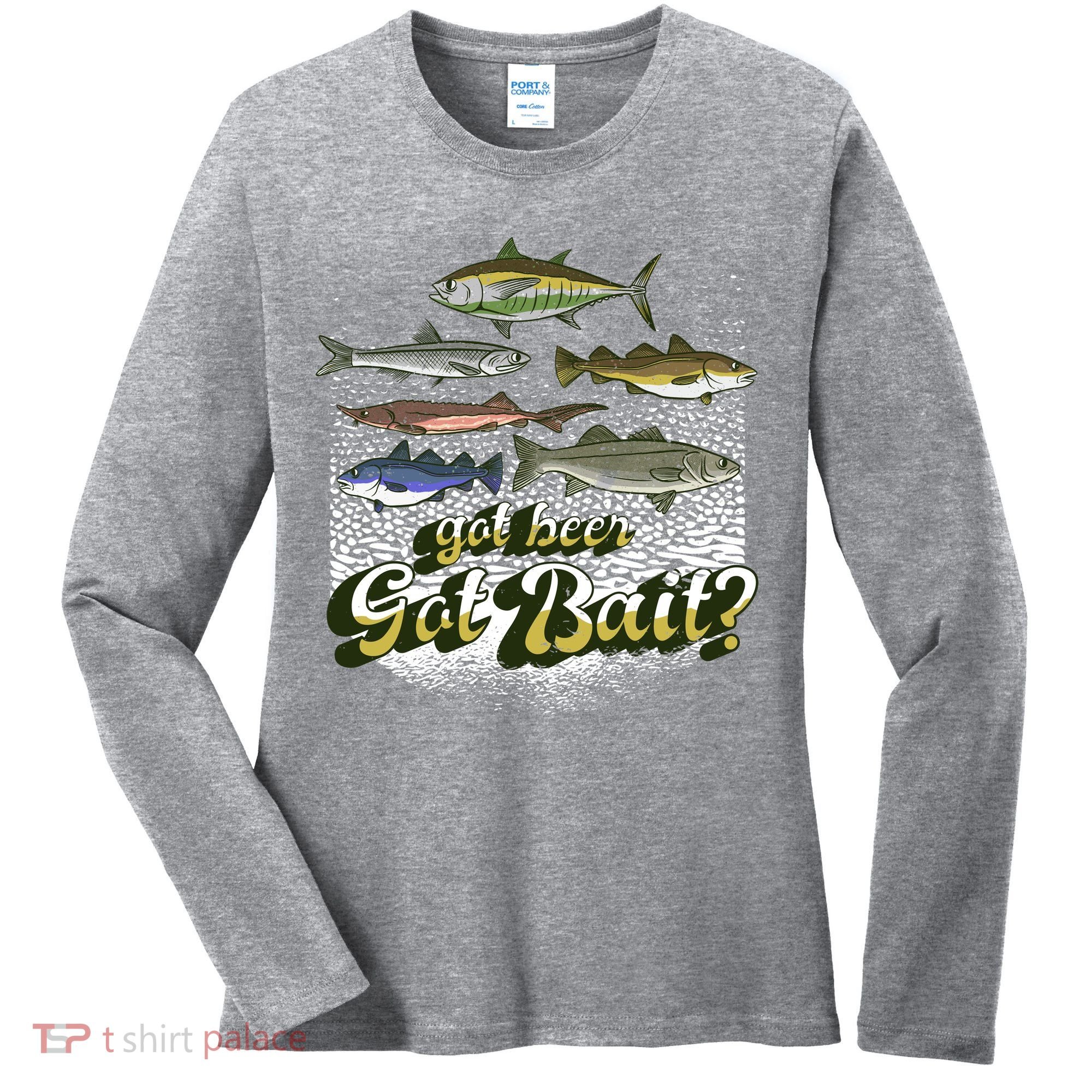 Got Beer Got Bait Fishing Women's Long Sleeve Shirt