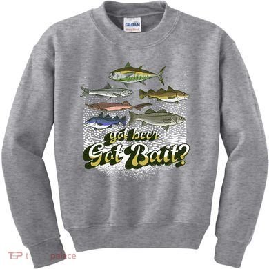 Got Beer Got Bait Fishing Kids Sweatshirt