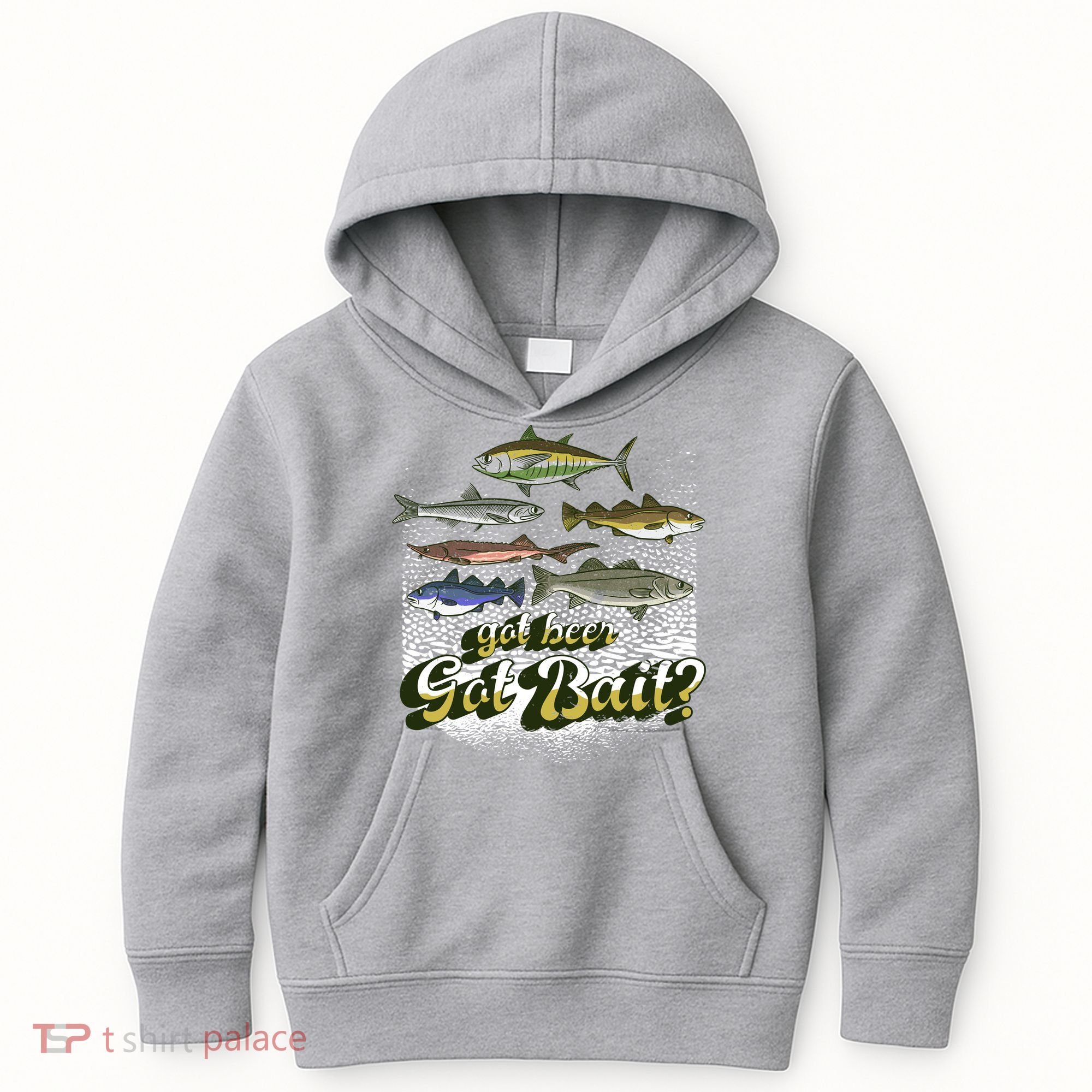 Got Beer Got Bait Fishing Kids Hoodie