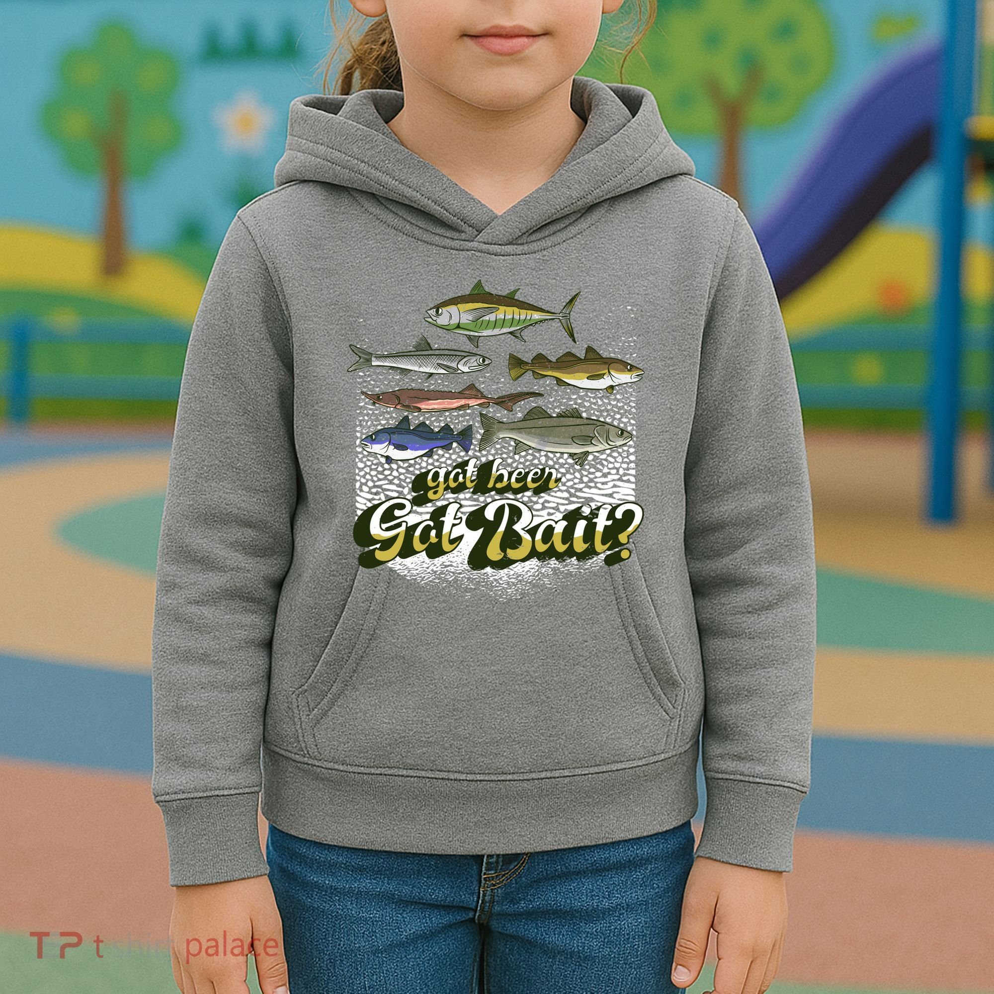 Got Beer Got Bait Fishing Kids Hoodie