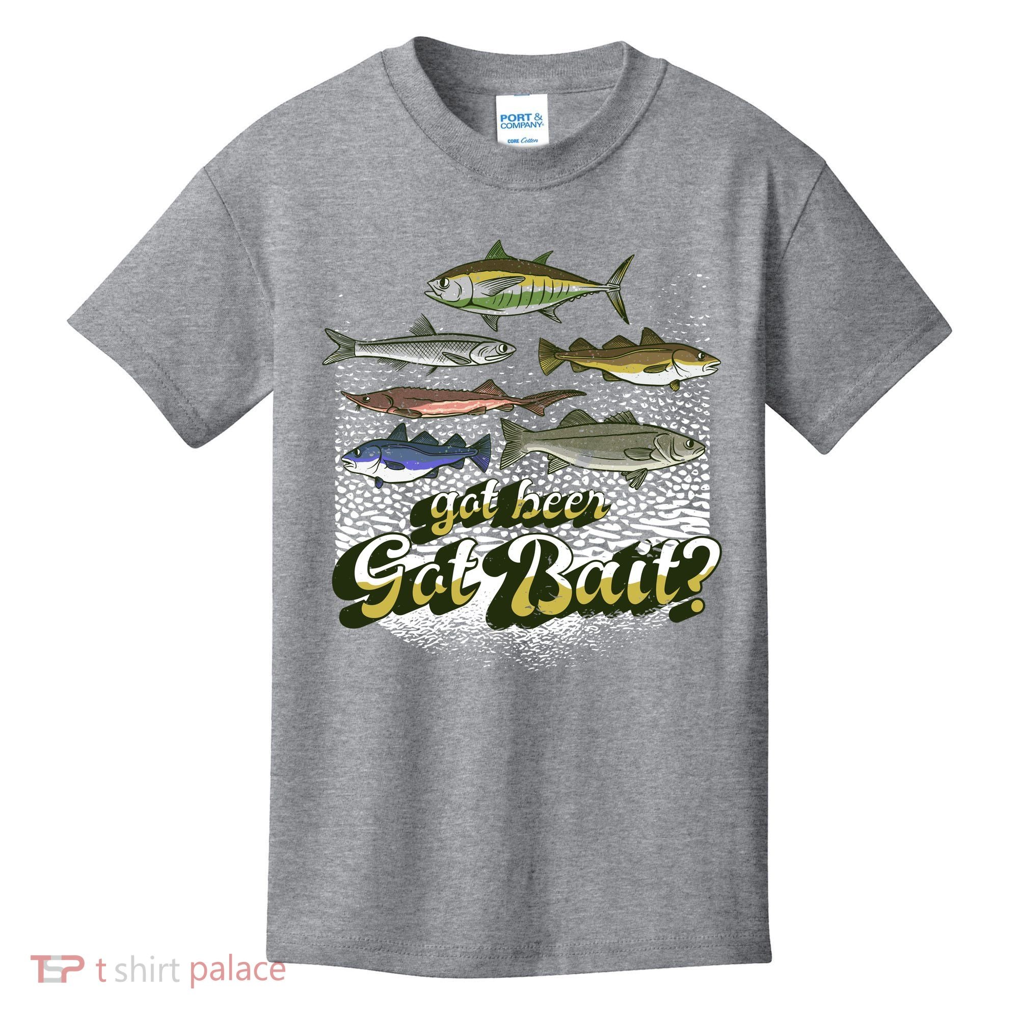 Got Beer Got Bait Fishing Kids T-Shirt