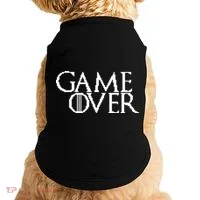 GOT Game Over Pixel  Doggie Tank thumb 0