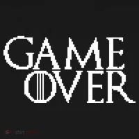 GOT Game Over Pixel  Doggie Tank thumb 4