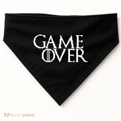 GOT Game Over Pixel  USA-Made Doggie Bandana