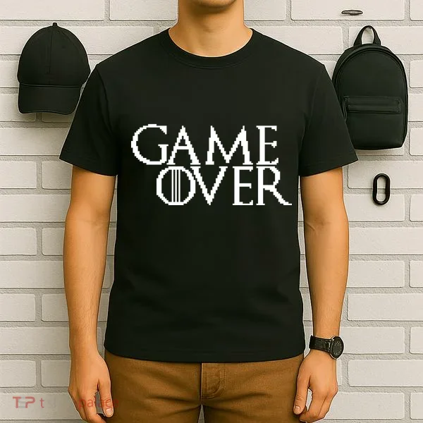 GOT Game Over Pixel  T-Shirt
