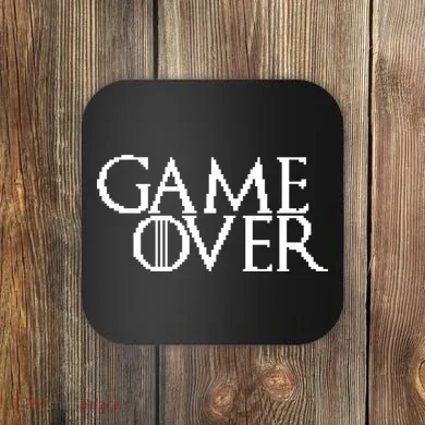 GOT Game Over Pixel  Coaster