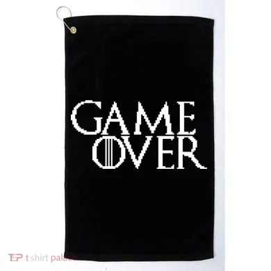 GOT Game Over Pixel  Golf Towel