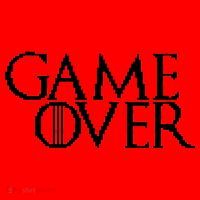 GOT Game Over Pixel  Santa Hat thumb 1