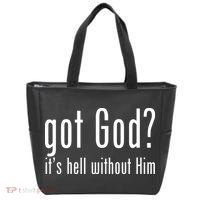 Got God It's Hell Without Him Tote Bag thumb 0