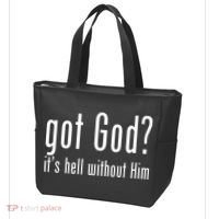 Got God It's Hell Without Him Tote Bag thumb 3