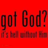 Got God It's Hell Without Him Santa Hat thumb 1