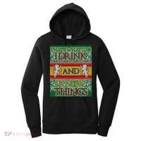 GOT I Drink and I Know Things Ugly Christmas Women's Hoodie thumb 0