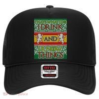 GOT I Drink and I Know Things Ugly Christmas Hat thumb 0