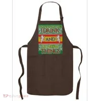 GOT I Drink and I Know Things Ugly Christmas Apron thumb 0
