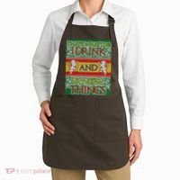 GOT I Drink and I Know Things Ugly Christmas Apron thumb 2
