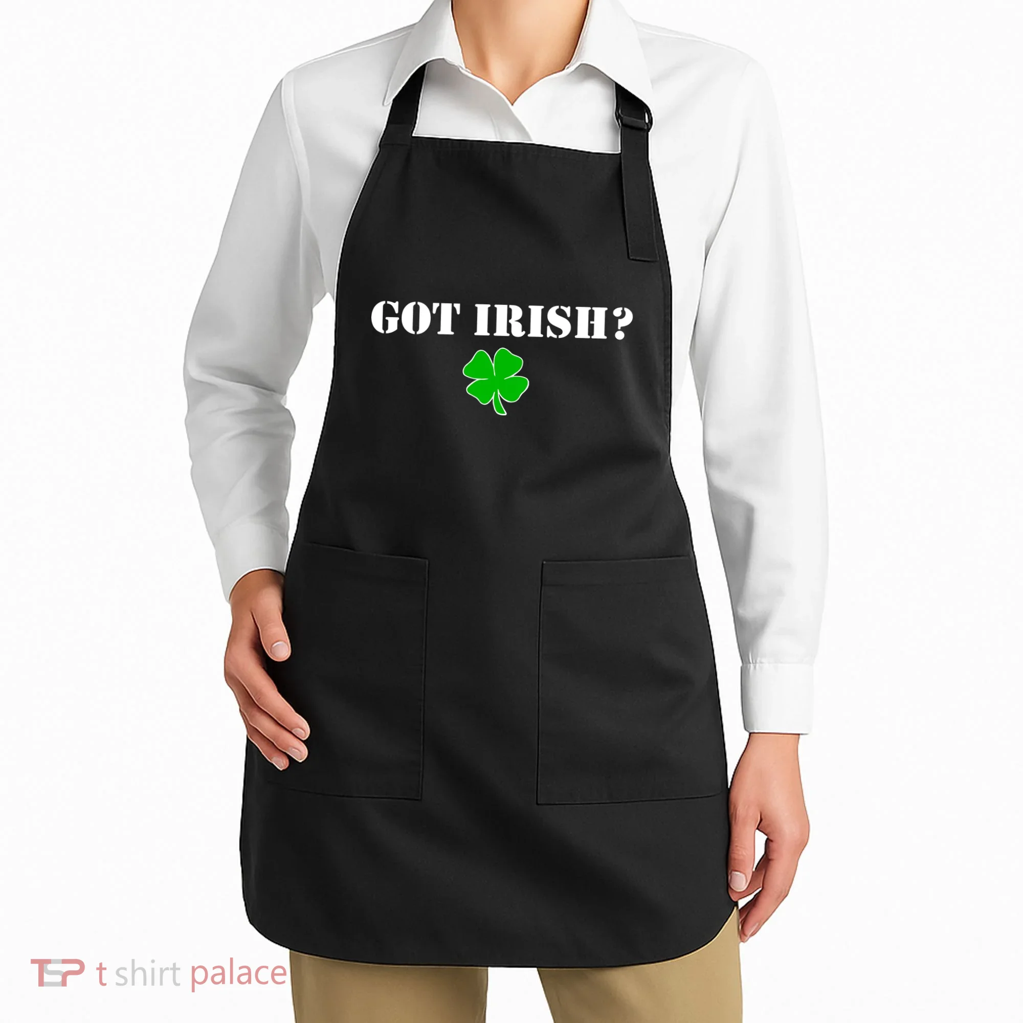 Got Irish? Cloverleaf Apron