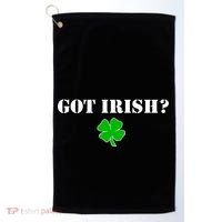 Got Irish? Cloverleaf Golf Towel thumb 0