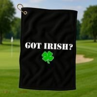 Got Irish? Cloverleaf Golf Towel thumb 1