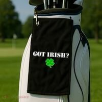 Got Irish? Cloverleaf Golf Towel thumb 2